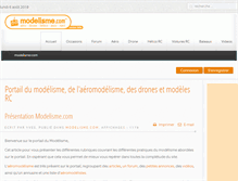 Tablet Screenshot of modelisme.com